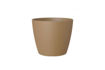 ARTEVASI SAN REMO MATTE MUSTARD PLASTIC POT 20CM