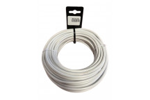 CABLE CABTYRE WHITE 0.75MM 3CORE  20M PRECUT