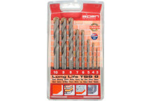 ALPEN MASONRY DRILL BIT LONG LIFE 3-10MM 8-PIECE SET
