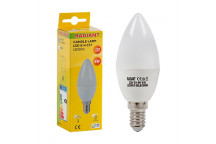 EUROLUX DAYLIGHT CANDLE LED BULB E14 6W 240V