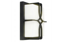 EUROLUX LONE BLACK OUTDOOR WALL LIGHT
