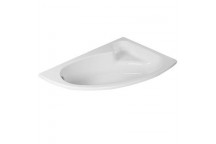 SALINA WHITE RIGHT HAND CORNER BATH