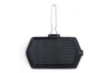 MEGAMASTER 360 RECTANGULAR CAST IRON GRILLER PAN