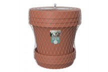 SEBO NAMIB DUNE PLASTIC POT AND SAUCER SET 20CM