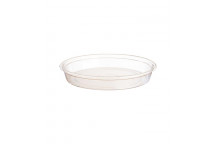 SAUCER PLASTIC  TRANSPARENT 15CM ARTEVASI