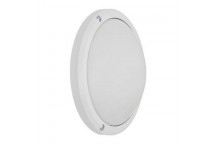 EUROLUX WHITE E27 ROUND BULKHEAD WITH ACRYLIC LENS 15W