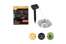 EUROLUX WHITE COOL SOLAR 12M ROPE LIGHT