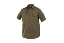 BOERBOEL MEN KALAHARI OLIVE SHORT SLEEVE SHIRT SIZE 2XL