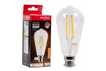 EUROLUX LED FILAMENT MINI PEAR BULB B22 8W DIMM 3000K