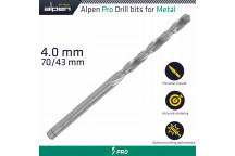 ALPEN PRO HSS SPLIT POINT DRILL 4MM