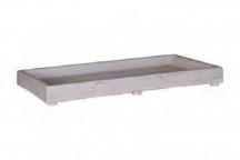 GARDEN SOLUTIONS LARGE FIBRE CONCRETE CHUNKY TROUGH TRAY 990X48MM