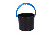 RECYCLED BUCKET WITH ASSORTED COLOUR HANDLE 9L