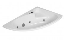 BATH SPA SALINA  15CSAR01WE   WHITE  6 JETS  RIGHT HAND HAND  1500X960