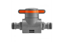 GARDENA WATERFLOW COUPLING WITH REGULATOR VALVE 13MM