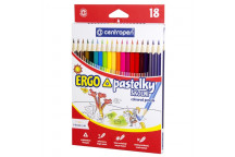 BRIGHT COLOURS COLOURING PENCILS 18PIECE