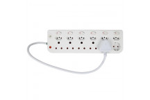 ELECTRICMATE 12WAY MULTIPLUG WITH INDIVIDUAL SWITCHES