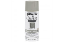 PAINT SPRAY CHALKED 302593 COUNTRY GRAY 340G R-OLEUM