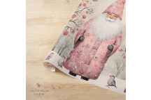 WRAPPING PAPER SANTA\'S JOYOUS SURPRISE 500X750MM