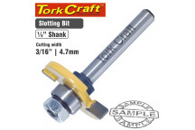 BIT ROUTER SLOTTED 3/16INCH 4.76MM CKP1102 TORK CRAFT