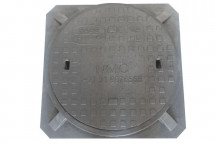 POLYMER HEAVY DUTY MANHOLE COVER AND FRAME 605MM 67KG