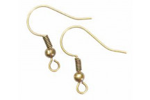 GOLD CRAFT EARRING HOOK 12PIECE