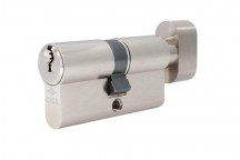 CYLINDER KNOB 60MM C3000 DOUBLE NICKEL 0N31207NBLST BURGLAR PLUS AUTO-