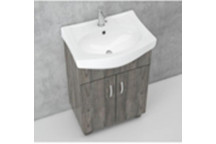 FREESTANDING HAVEN DOUBLE DOOR WOOD BATHROOM CABINET 820X550X370MM