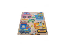 BOATS AND VEHICLES CRAFT KIDS PUZZLE 17X17CM