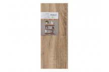 DECOR HALLOW LIGHT OAK WOOD FLOATING SHELF 600X250X38MM