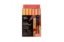 CRAFT BROAD TIP ACRYLIC PAINT PEN 12 PIECE