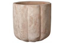 DEROMA PUMPKIN CERAMIC ROUND CLAY POT 28CM
