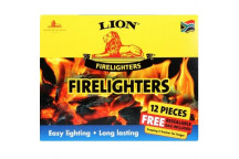 LION FIRELIGHTERS 12PIECE