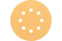 BOSCH SANDING DISC WOOD PAINT 60G 8HOLES 125MM 5PP