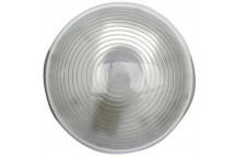 HPWILL WATERPROOF BLACK ROUND OUTDOOR E27 BULKHEAD