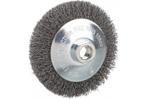 BRUSH WIRE CRIMPED BEVEL 115MM