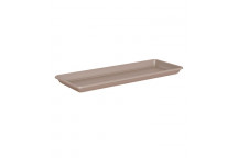 SAUCER PLASTIC VENEZIA RECTANGULAR L TAUPE 60CM ARTEVASI