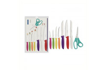 TRAMONTINA KNIFE SET 8PC PLENUS MULTI COLOUR