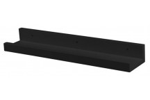 BLACK GALLERY SHELVES 50X10X4.5CM