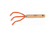 WOODEN HANDLE HAND CULTIVATOR