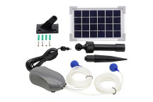 WATER HOUSE SOLAR AIR PUMP AIRSTONE/PANEL/CABLE/HOSE 3L/MIN