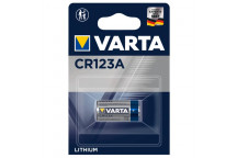 VARTA LITHIUM PROFESSIONAL BATTERY CR123A 1PACK