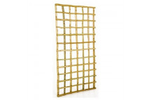 POLE YARD TRELLIS LATTE 100MM APERTURE SQUARE PATTERN 1500X900MM