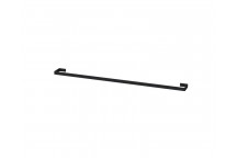NERO BLACK SINGLE TOWEL RAIL 600MM