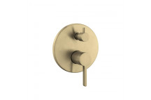 BIJIOU LAVOE GOLD CONCEALED BATH AND SHOWER MIXER WITH DIVERTER