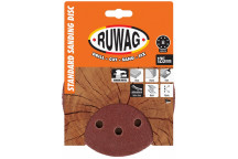 RUWAG RANDOM ORBIT SANDING DISC 125MM P60 5PP