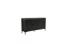 MELAMINE BLACK 2DOOR 3DOOR OPTIMA SIDEBOARD 800X1500X400MM