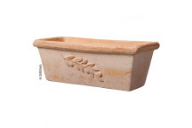 DEROMA CASSETTA OLIVE TERRACOTTA CLAY POT 40CM NO.4