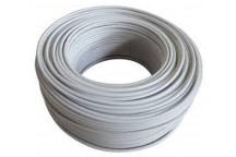 PRECUT WHITE WIRE CABLE HOUSE 1.5MM 50M