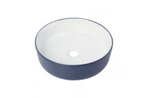 BIJIOU AZURE NAVY SENSEULLE FREESTANDING BASIN 360X360X120MM