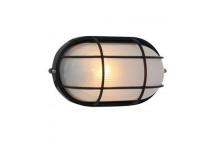 EUROLUX LARGE BLACK OVAL BULKHEAD